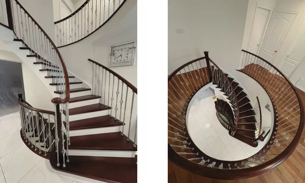 Complete Handrail Staircase Refacing 
